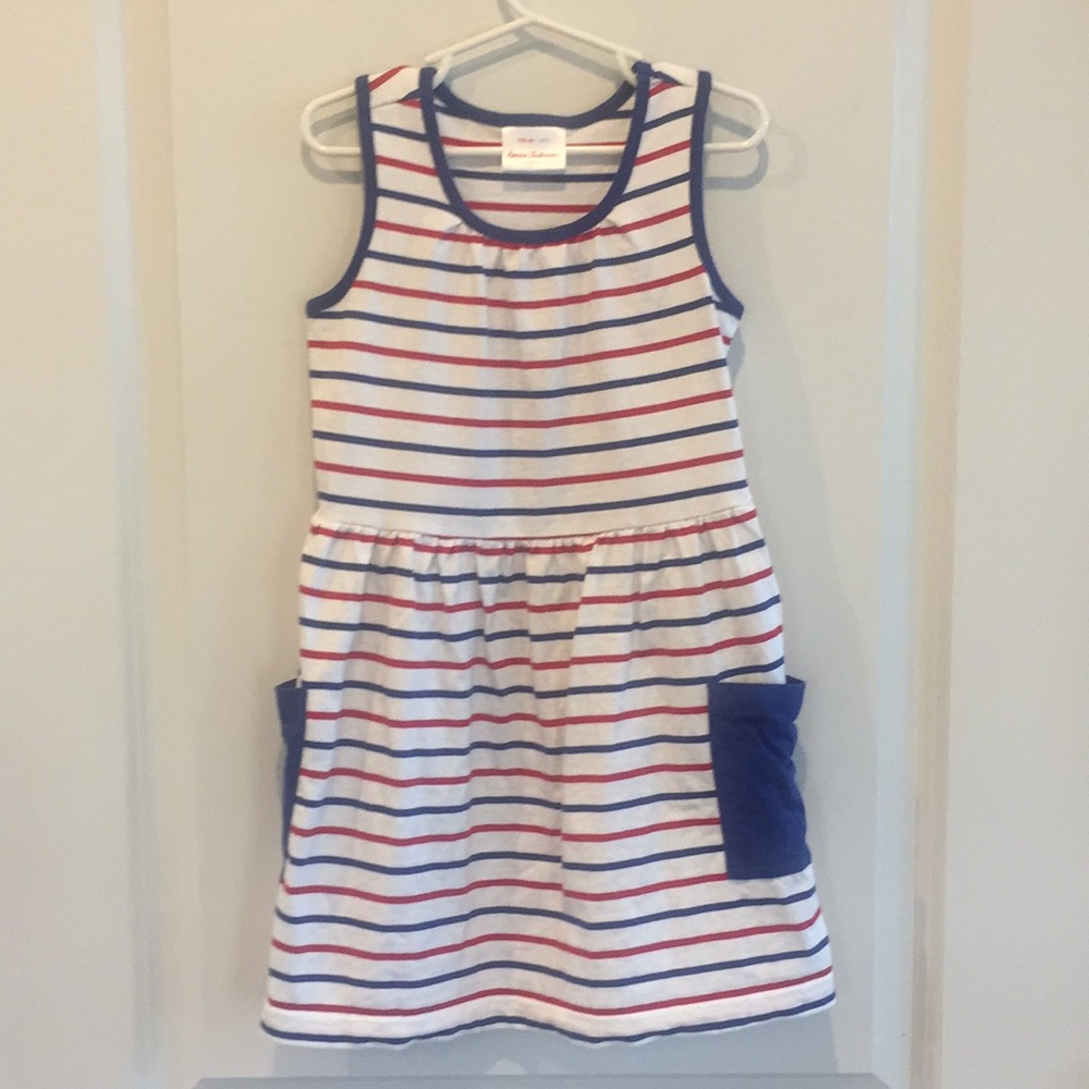 Hanna Andersson red, white and blue striped dress